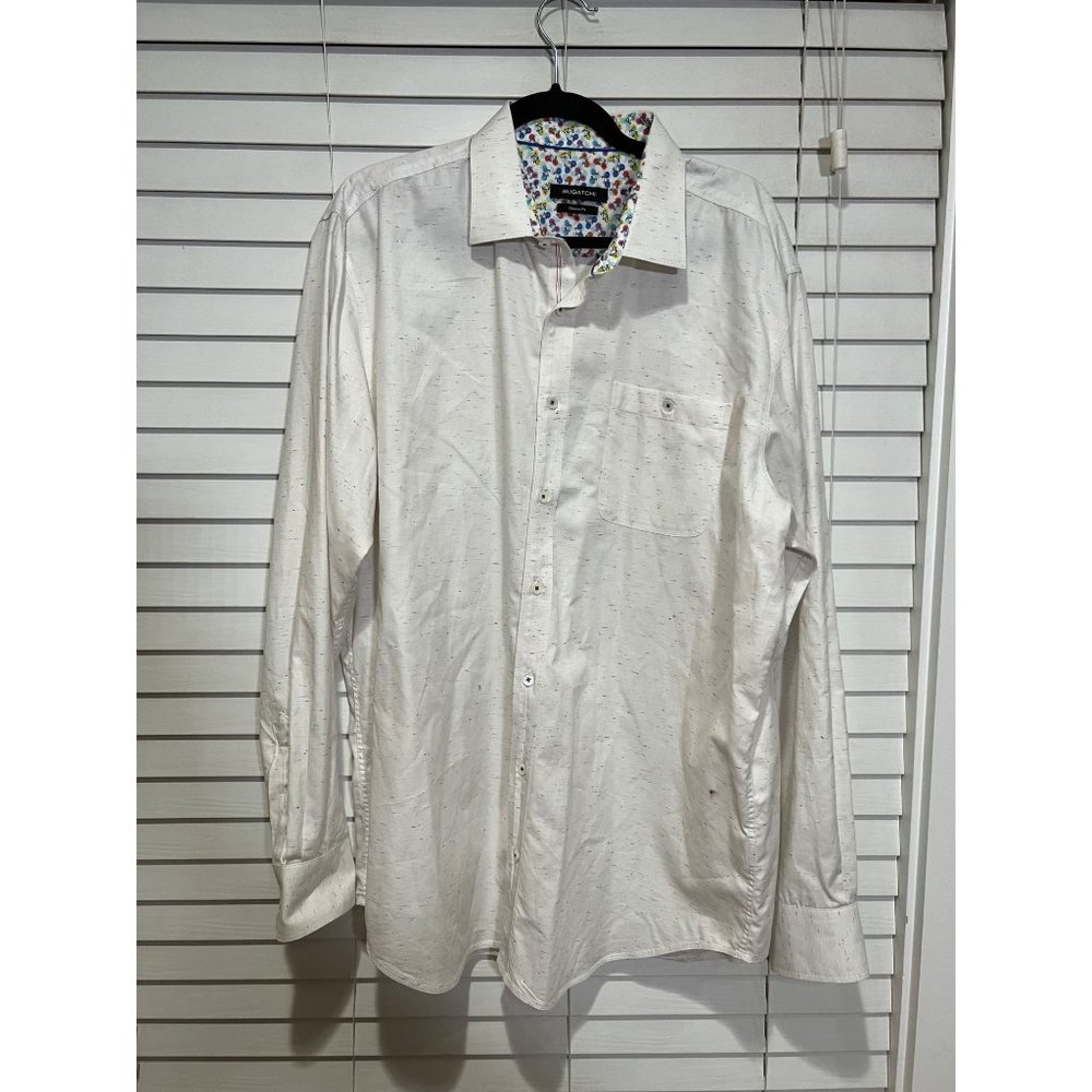 Bugatchi Rainbow Bicycle Button Up Dress Shirt - Size XL‎